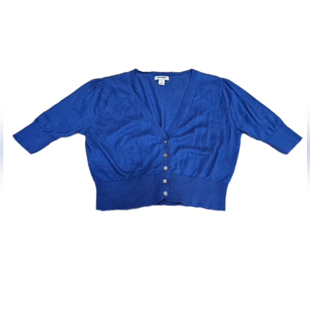 Old Navy, Size S, Blue V-Neck Cardigan - Picture 11 of 12